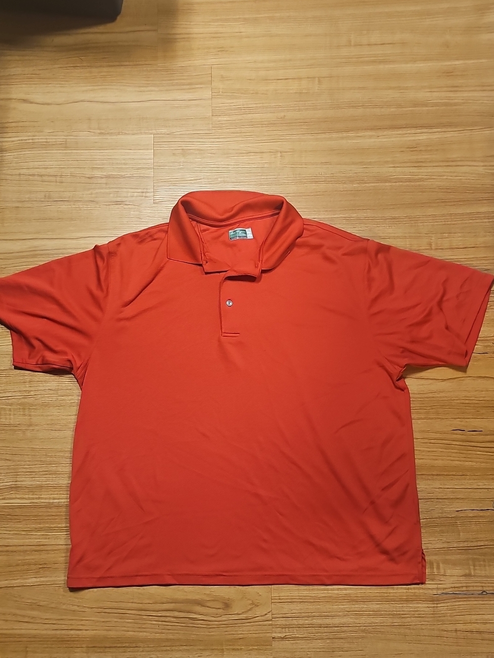 Men's Performance Polo Shirt - Red Size 2XL